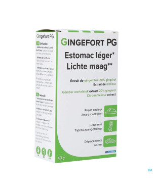Gingefort pg pharmagenerix caps 40