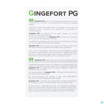 Gingefort pg pharmagenerix caps 40