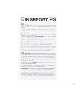 Gingefort pg pharmagenerix caps 40