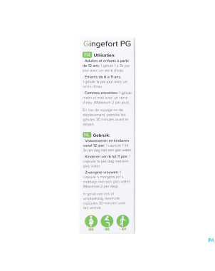 Gingefort pg pharmagenerix caps 40