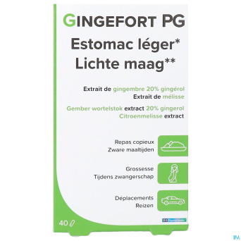 Gingefort pg pharmagenerix caps 40