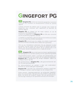 Gingefort pg pharmagenerix caps 40