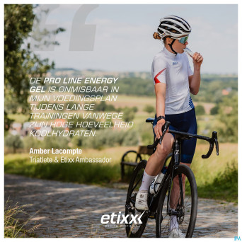 Etixx double carb energy gel proline peach 12x60ml