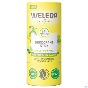 Weleda deo stick 24h citrus & bergamot 50g