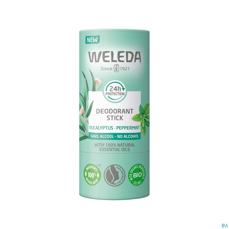 Weleda deo stick 24h eucalyptus & peppermint 50g