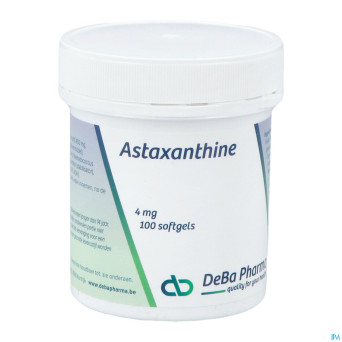 Astaxanthine 4mg  softcaps 100 deba nf