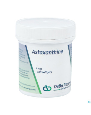 Astaxanthine 4mg  softcaps 100 deba nf