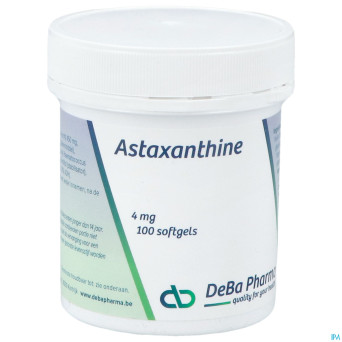 Astaxanthine 4mg  softcaps 100 deba nf
