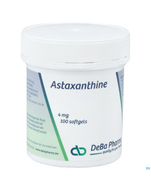 Astaxanthine 4mg  softcaps 100 deba nf
