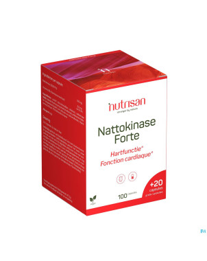 Nattokinase forte caps 100+caps20 gratuit nutrisan