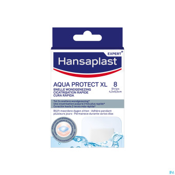 Hansaplast aqua protect xl cicatr. rapide strips 8