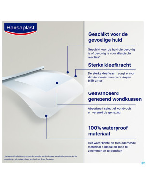Hansaplast aqua protect xl cicatr. rapide strips 8