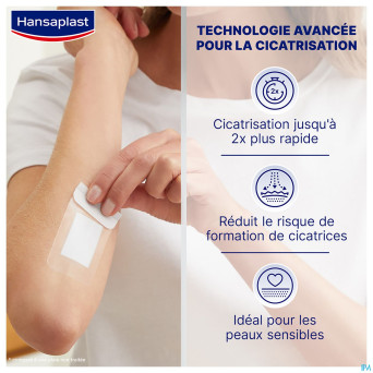 Hansaplast aqua protect xl cicatr. rapide strips 8