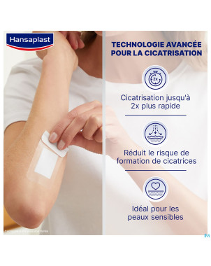 Hansaplast aqua protect xl cicatr. rapide strips 8