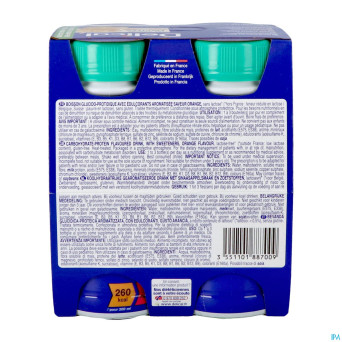 Delical boisson fruitee orange 4x200ml