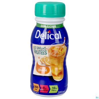 Delical boisson fruitee orange 4x200ml