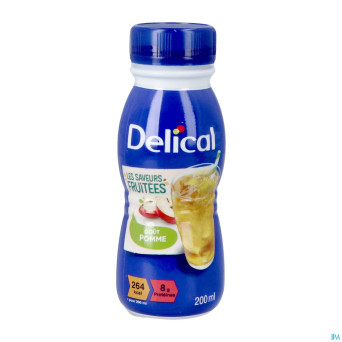 Delical boisson fruitee pomme 4x200ml