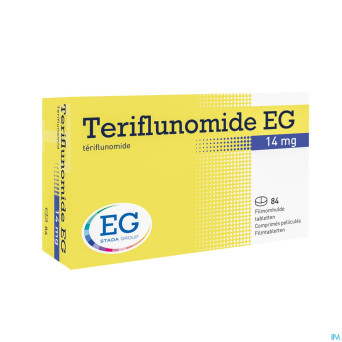 Teriflunomide eg 14mg comp pell 84