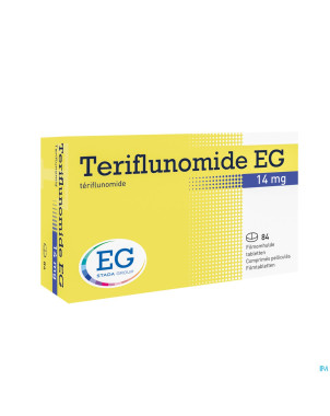 Teriflunomide eg 14mg comp pell 84