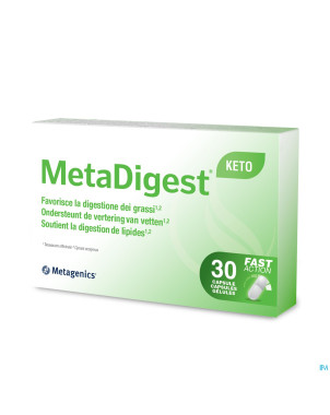 Metadigest keto caps 30 metagenics