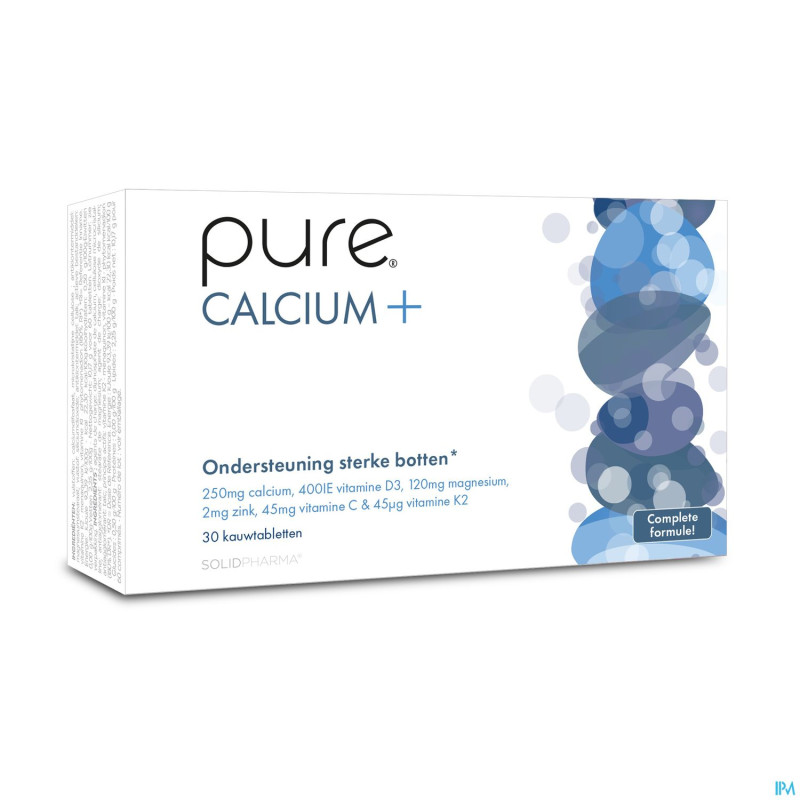 Pure calcium+ comp a croquer 30