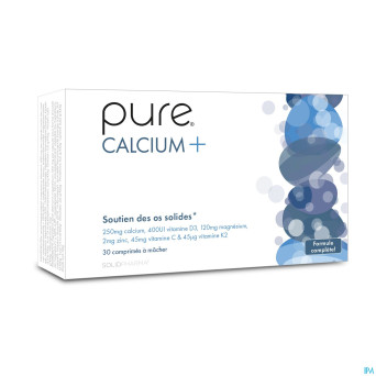 Pure calcium+ comp a croquer 30