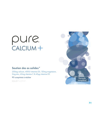 Pure calcium+ comp a croquer 90
