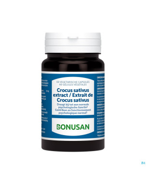Extrait crocus sativus caps 60 bonusan
