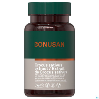 Extrait crocus sativus caps 60 bonusan