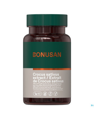 Extrait crocus sativus caps 60 bonusan
