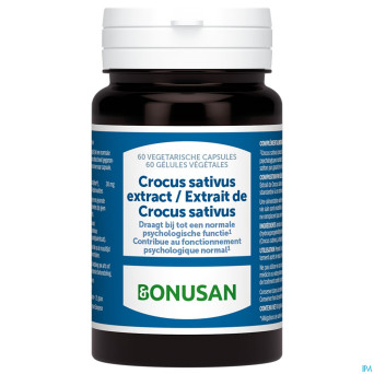 Extrait crocus sativus caps 60 bonusan