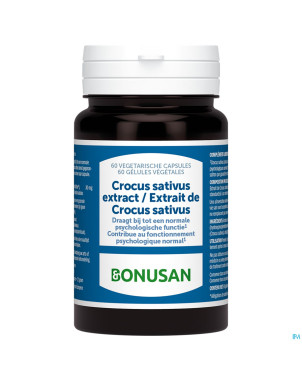 Extrait crocus sativus caps 60 bonusan