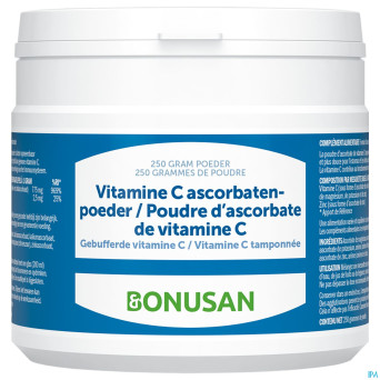 Ascorbate vitamine c pdr 250g bonusan