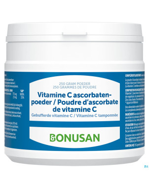Ascorbate vitamine c pdr 250g bonusan