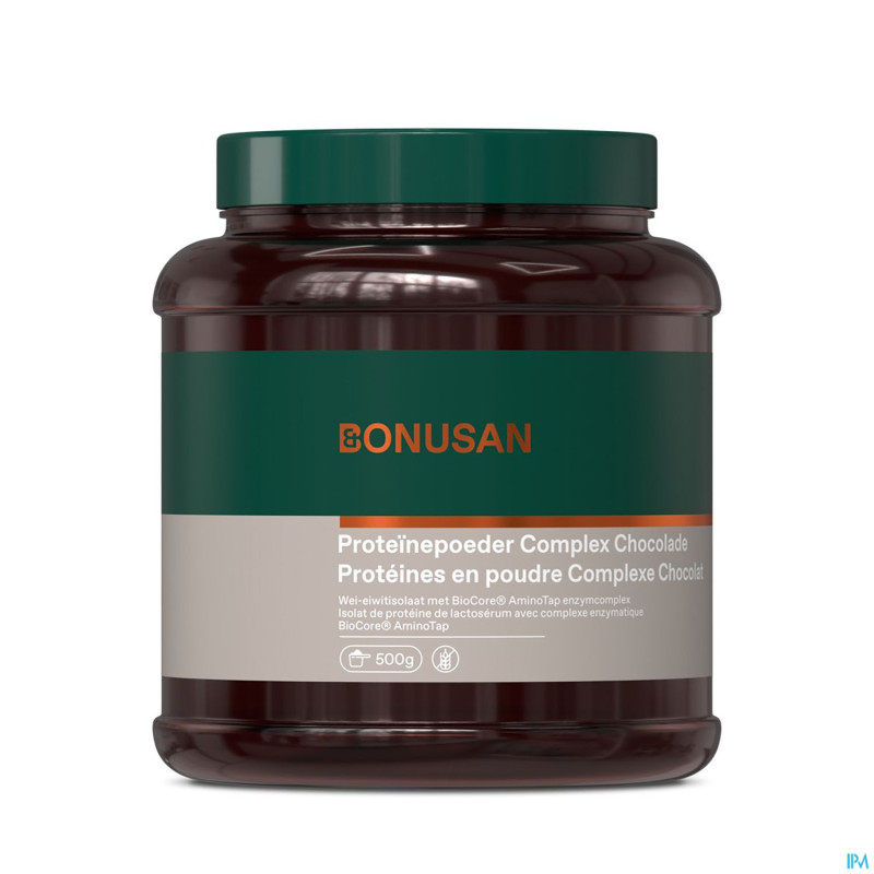 Proteines pdr chocolat plus 750g bonusan