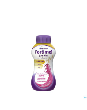 Fortimel jucy plus framb.sens.fraich4x200ml 185087