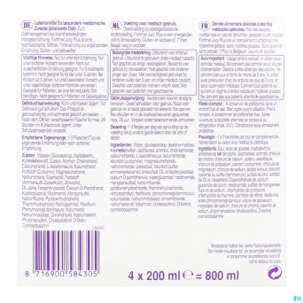 Fortimel jucy plus poire fleur sur. 4x200ml 185088