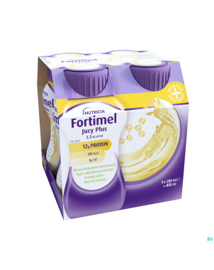 Fortimel jucy plus poire fleur sur. 4x200ml 185088