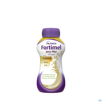 Fortimel jucy plus poire fleur sur. 4x200ml 185088