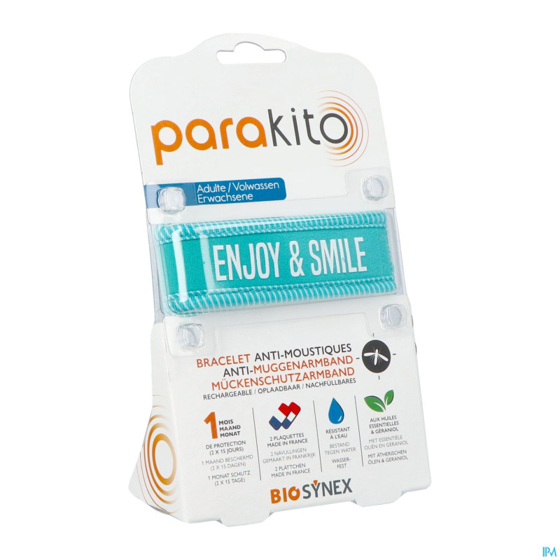 Para'kito bracelet adulte enjoy&smile bleu