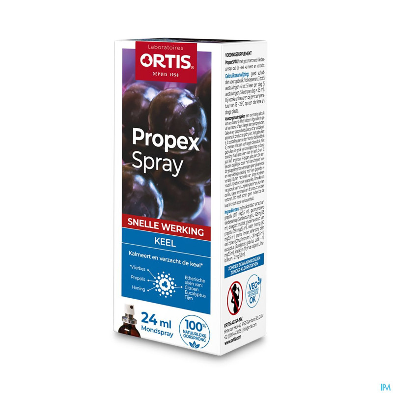 Ortis propex spray gorge 24ml nf