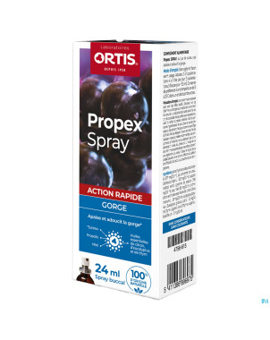 Ortis propex spray gorge 24ml nf