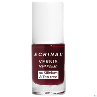 Ecrinal vernis silicium&tea tree rouge cerise 5ml