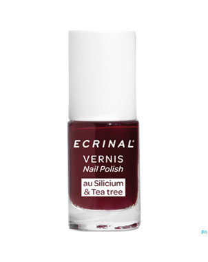 Ecrinal vernis silicium&tea tree rouge cerise 5ml