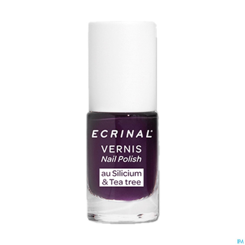 Ecrinal vernis silicium&tea tree violet intens.5ml