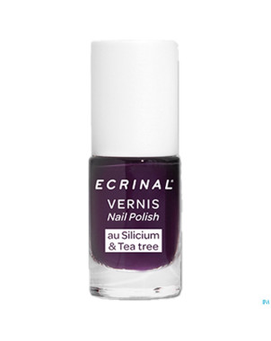 Ecrinal vernis silicium&tea tree violet intens.5ml