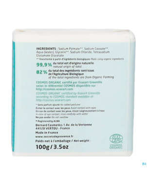 Secret de provence savon neutre bio 100g
