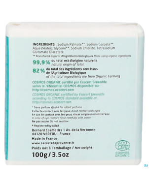 Secret de provence savon neutre bio 100g