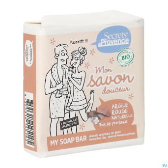 Secret de provence savon argile rouge bio 100g