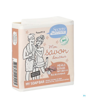 Secret de provence savon argile rouge bio 100g